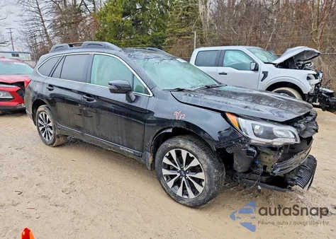 2017 Subaru Outback 2.5I Limited z USA, uszkodzony, nr VIN 4S4BSAKC3H3341446